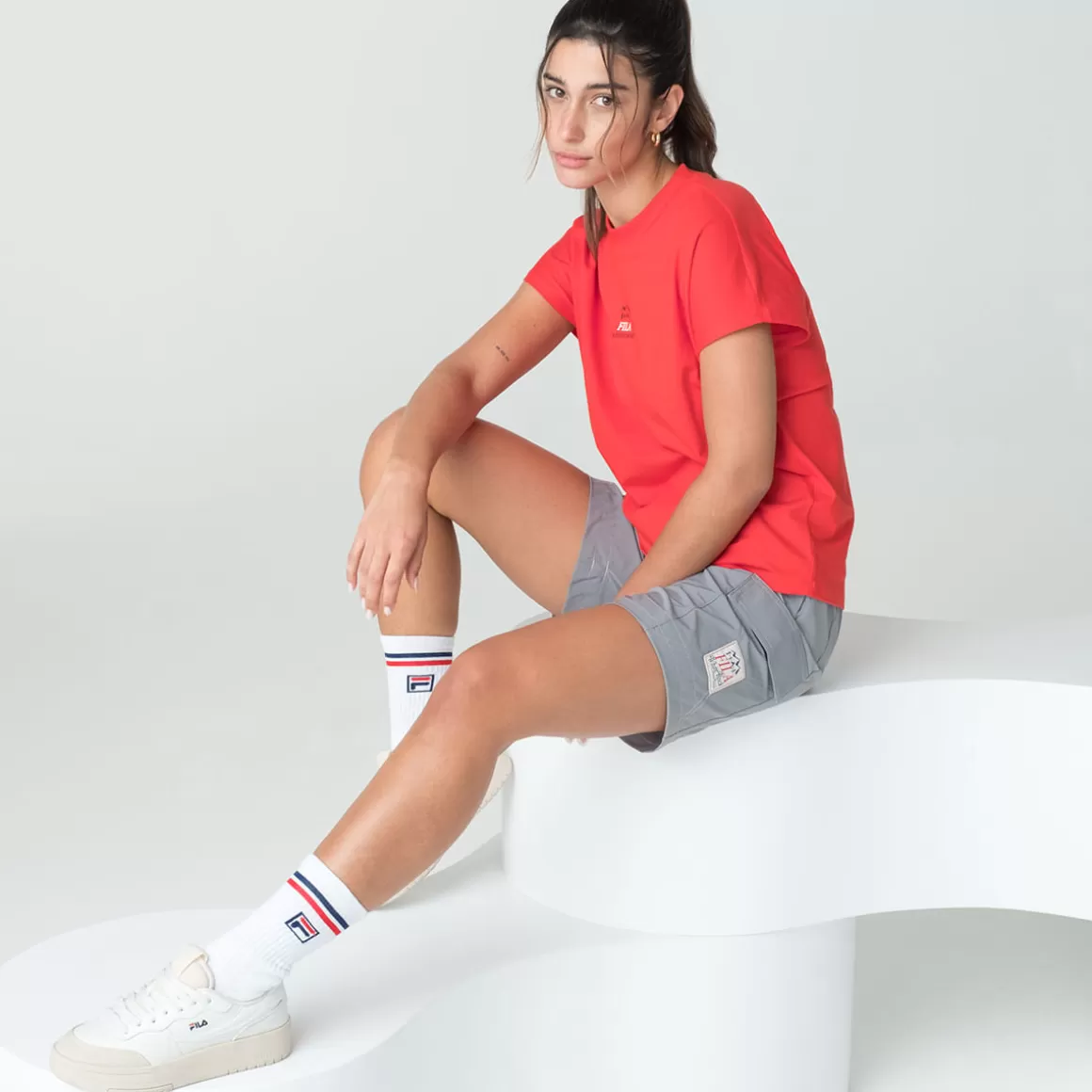 FILA Shorts Tyler Wr Feminino - * Heritage | Shorts, saias e skorts