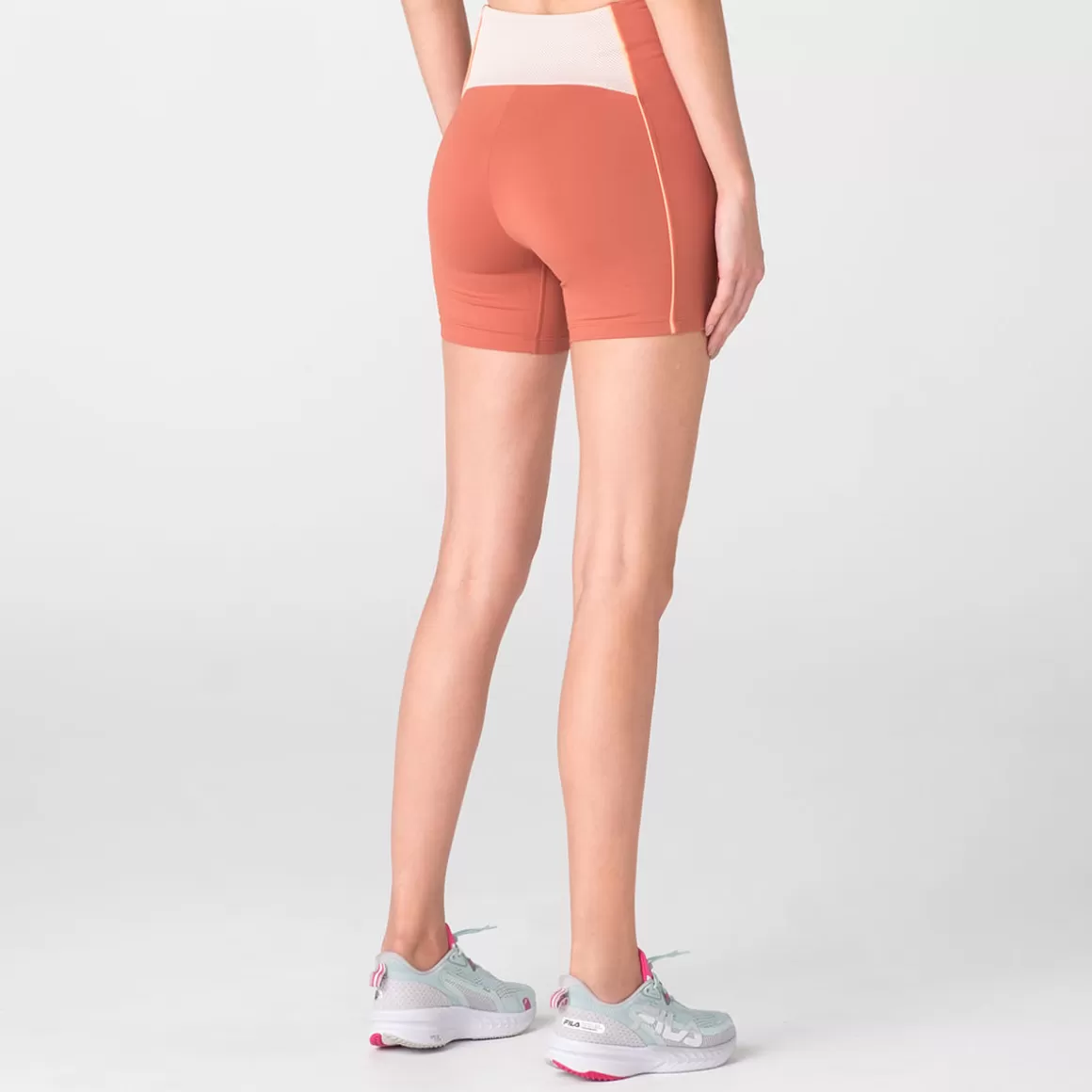 FILA Shorts Legging de Treino Feminino Keep Sports Marrom - * Roupas com Proteção UV | Academia e treino