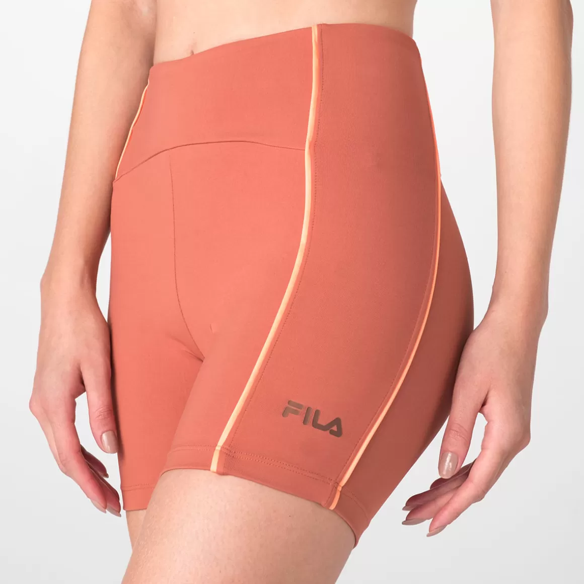 FILA Shorts Legging de Treino Feminino Keep Sports Marrom - * Roupas com Proteção UV | Academia e treino