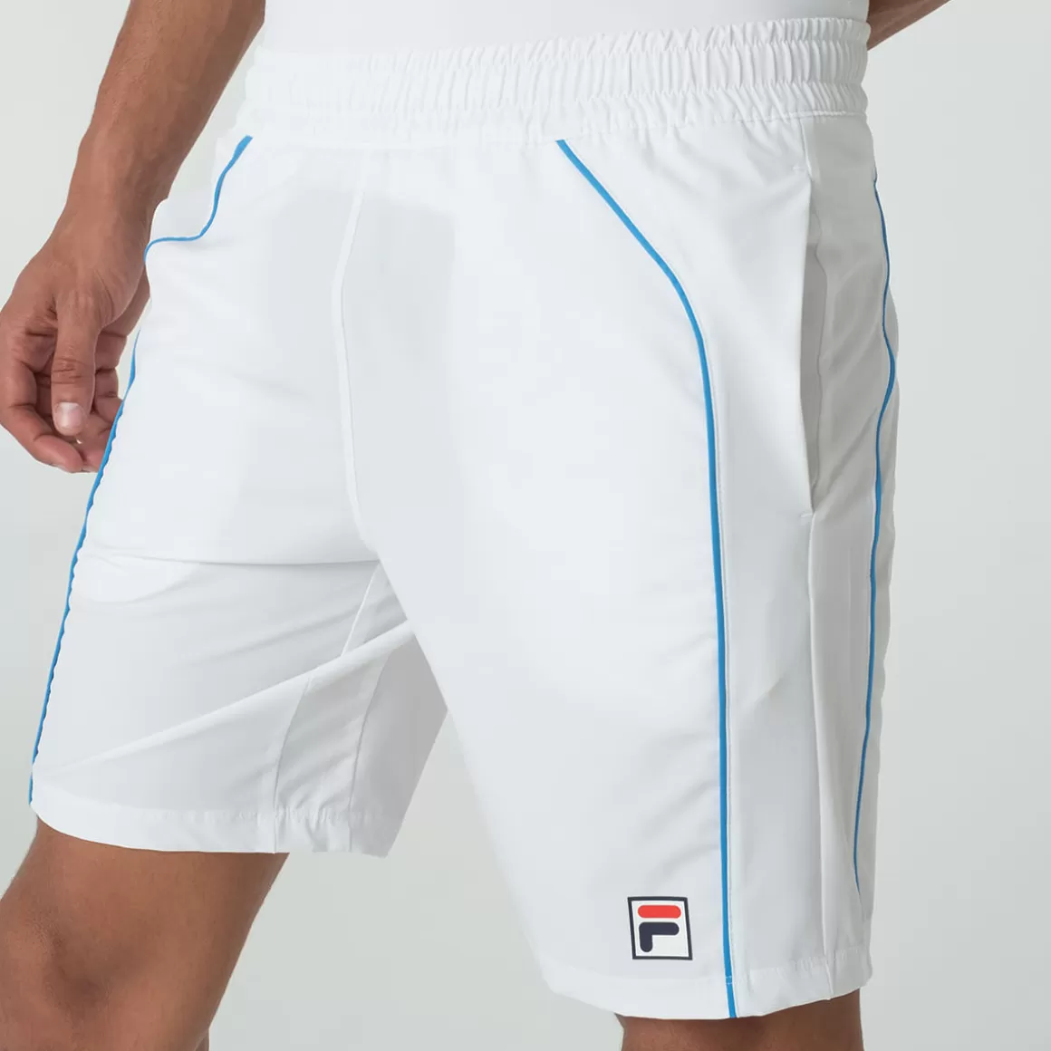 FILA Shorts Tenista Masculino Backspin Color Block Branco - * Tennis | FILA Tennis