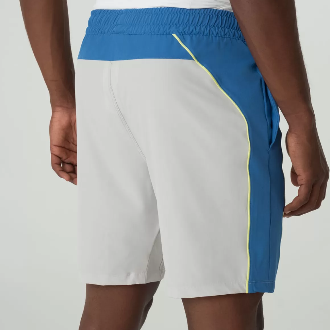 FILA Shorts Tenista Masculino Backspin Color Block Cinza - * Tennis | FILA Tennis