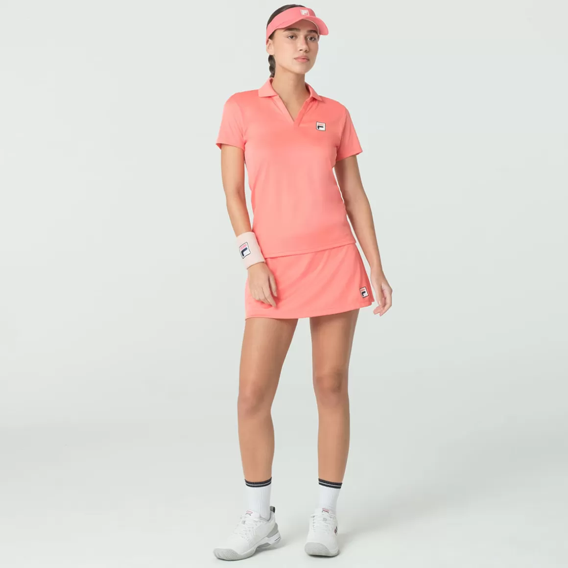 FILA Skort Tennis Basic Feminino - * Respirabilidade | Roupas com Proteção UV