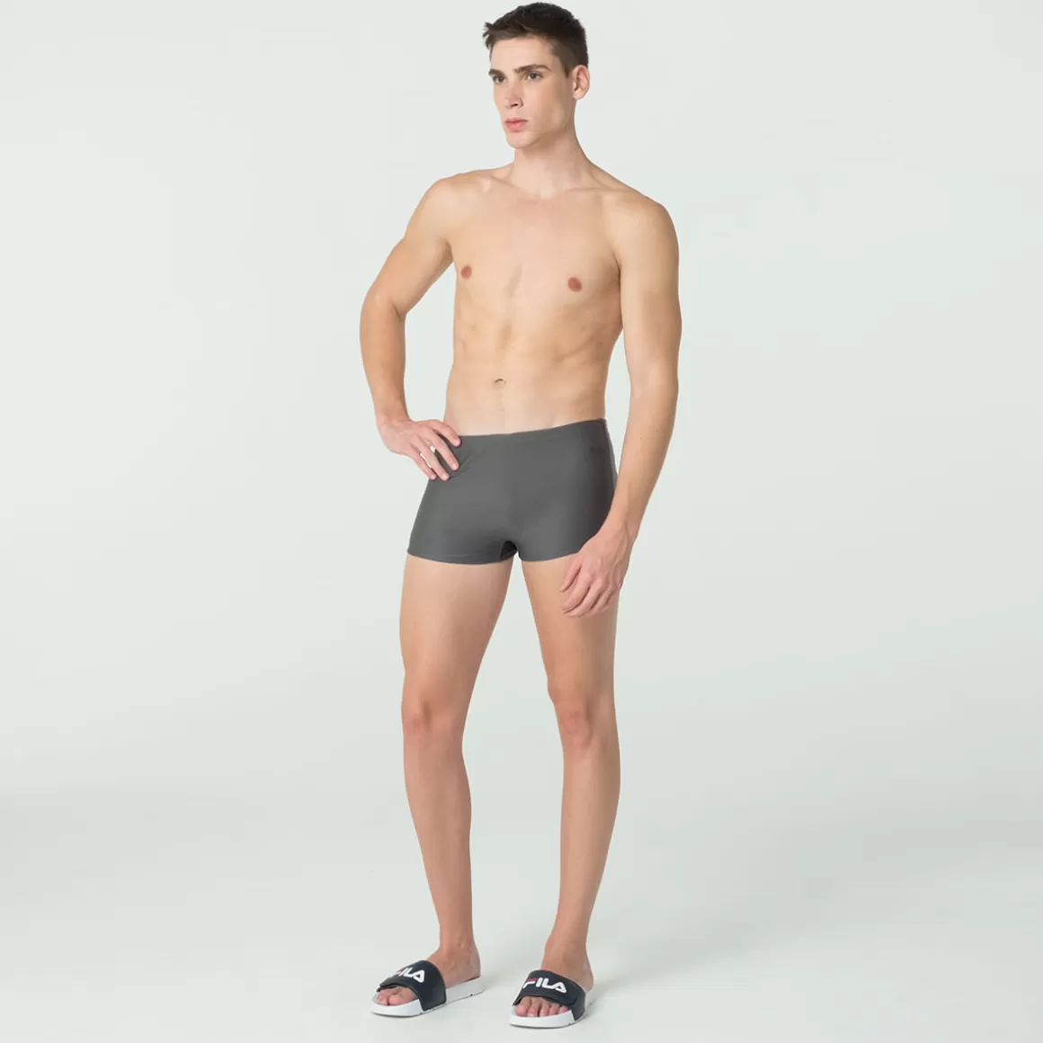 FILA Sunga Boxer II Masculina - * Resistente à cloro | Roupas com Proteção UV