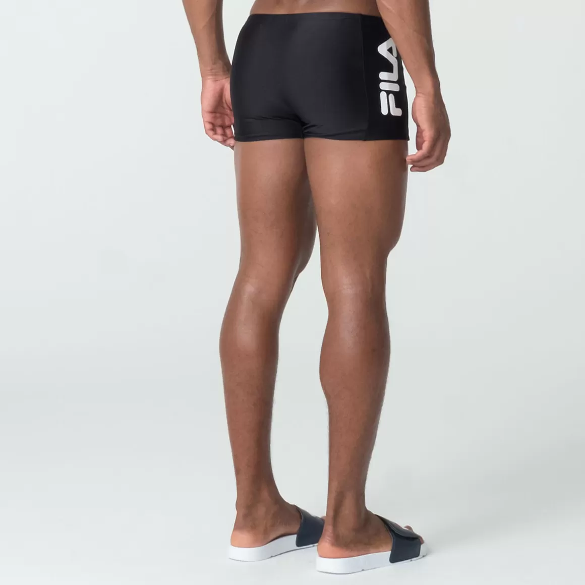 FILA Sunga Boxer Side Print Masculina - * Resistente à cloro | Roupas com Proteção UV