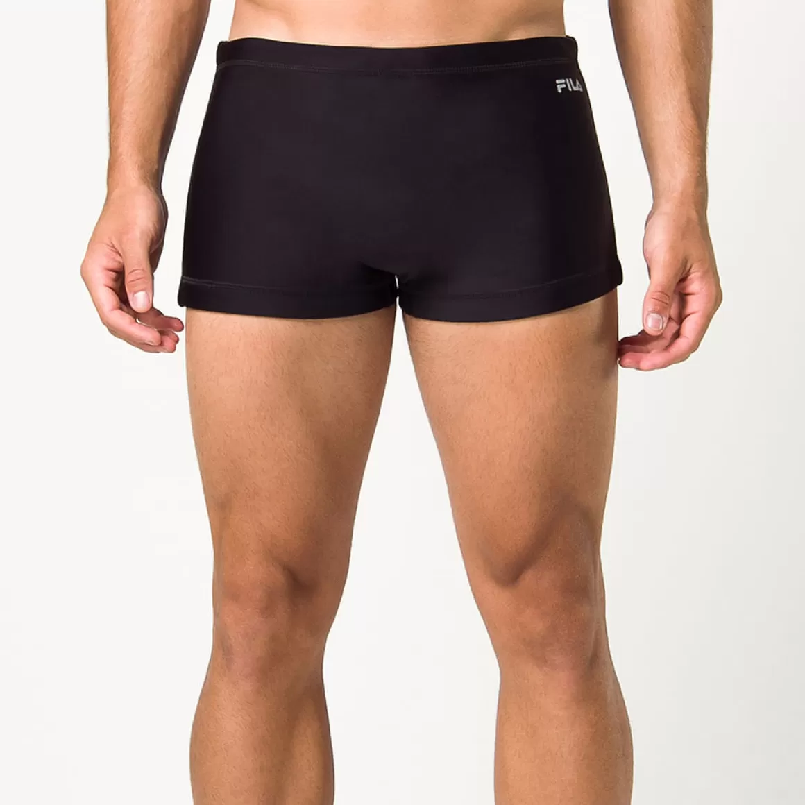 FILA Sunga Preta Masculina Boxer II - * Roupas com Proteção UV | Natação