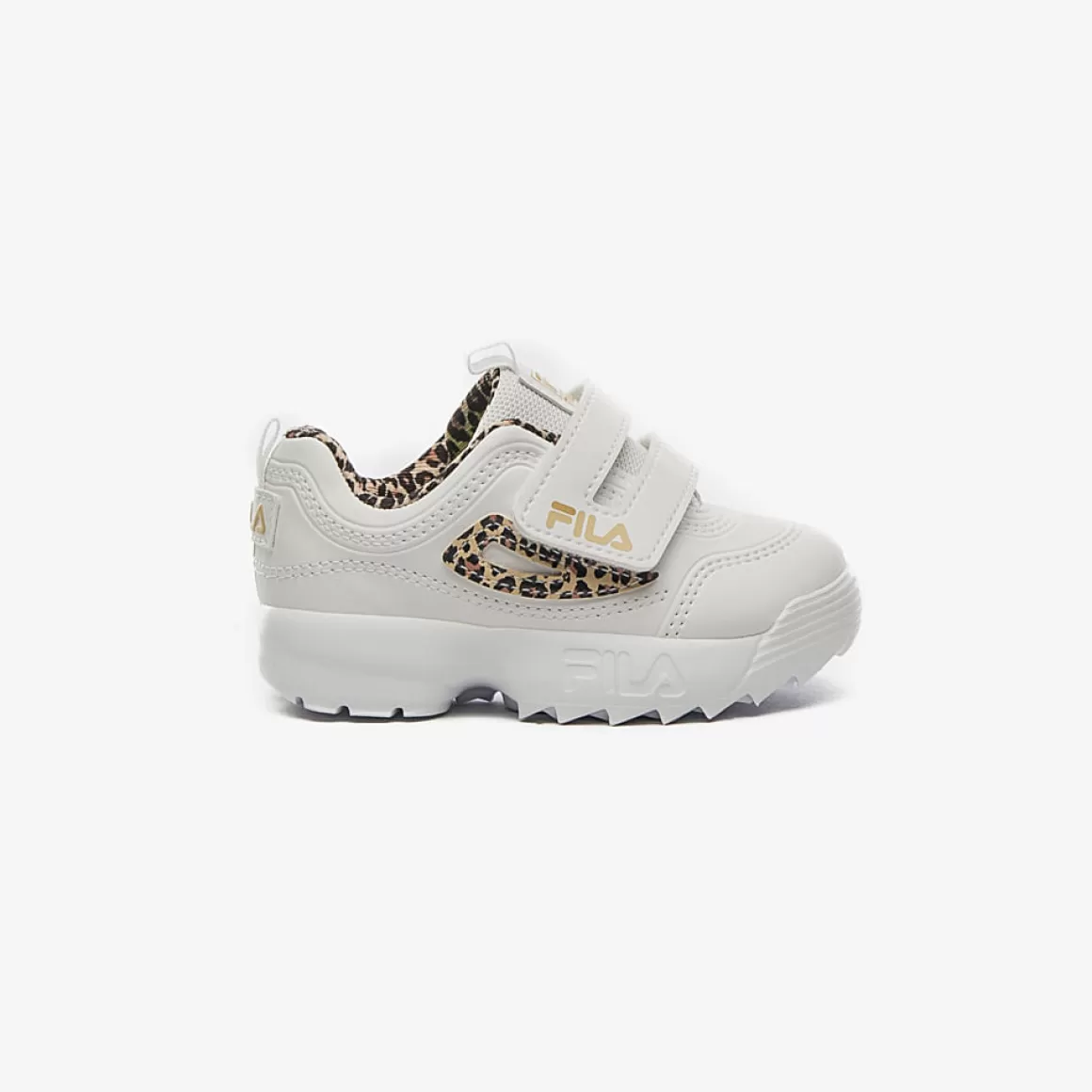 FILA Tênis Branco e Dourado para Bebê Disruptor VLC Baby - * Disruptor