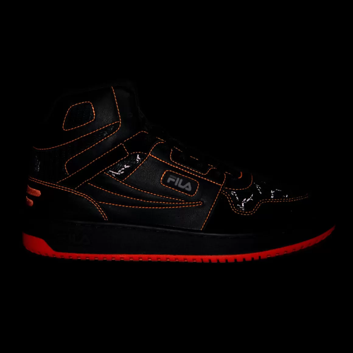 FILA Tênis Cano Alto Masculino ACD Mid Dark Pumpkin Preto - * Lifestyle | Tênis casual