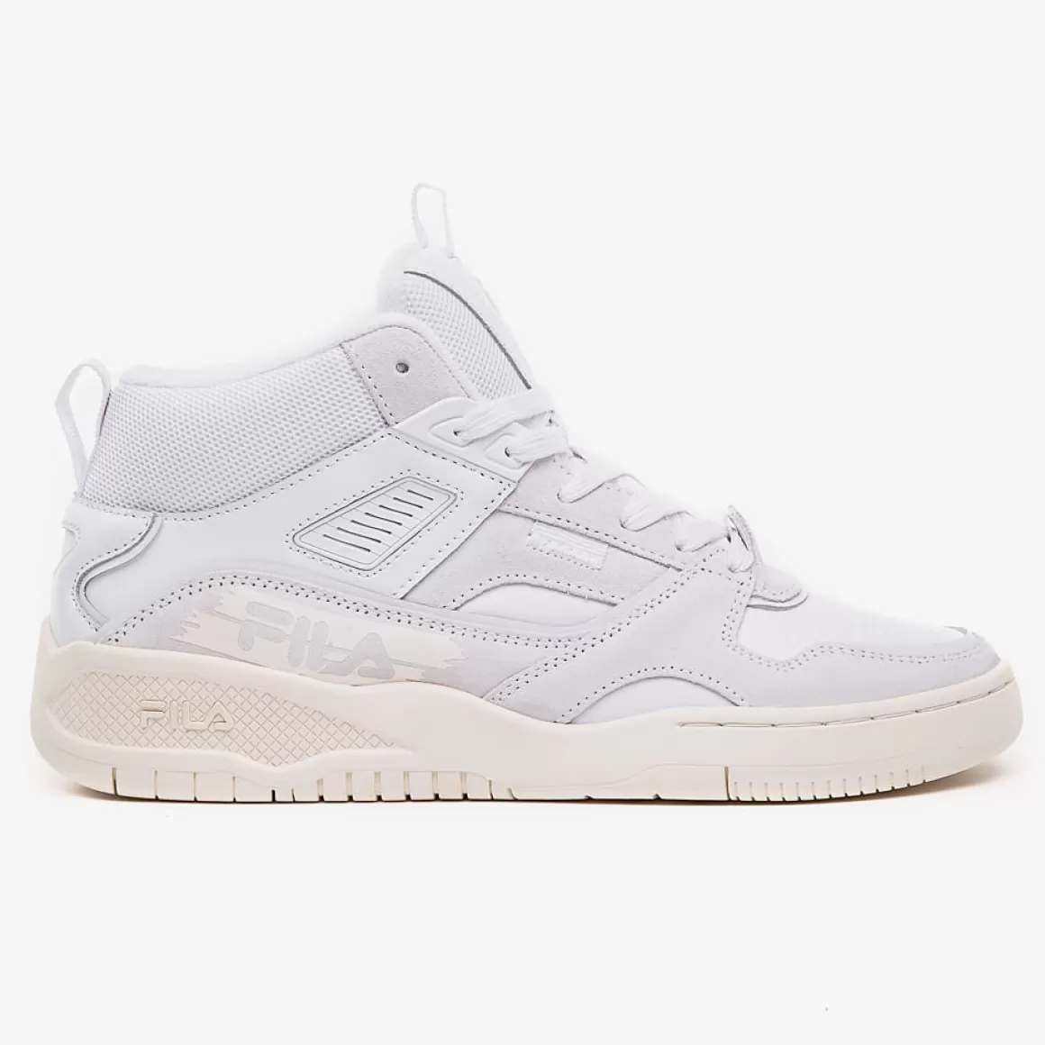 FILA Tênis Cano Médio Feminino Corda Mid Branco - * Conheça FILA Heritage | Tênis Branco