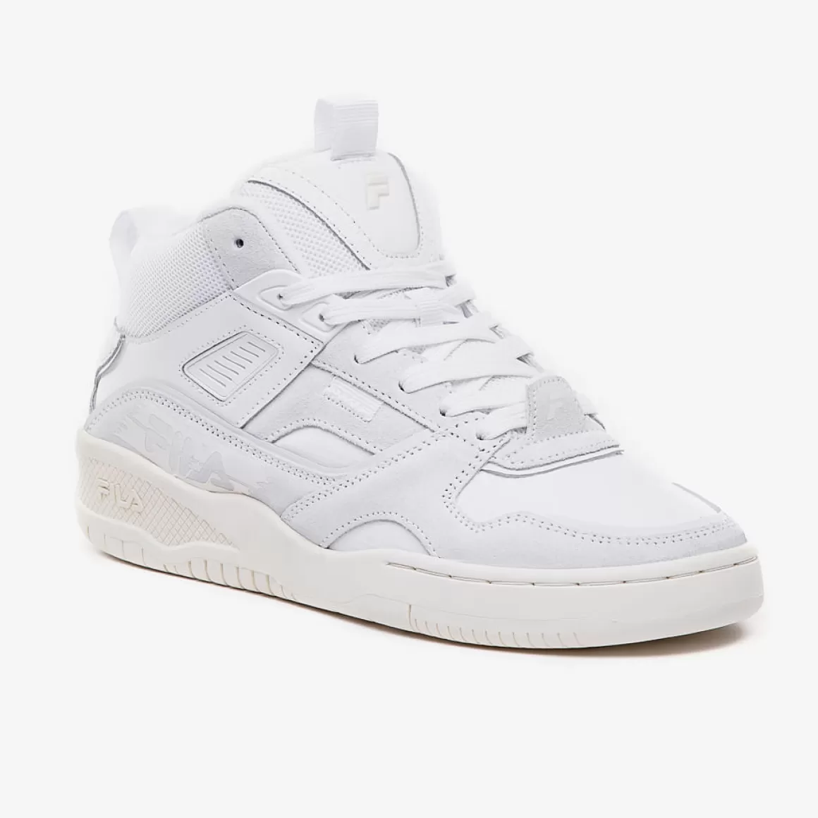 FILA Tênis Cano Médio Feminino Corda Mid Branco - * Conheça FILA Heritage | Tênis Branco