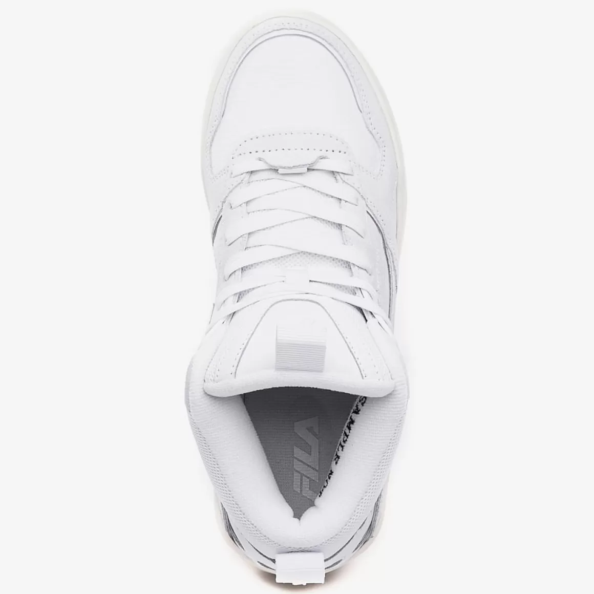 FILA Tênis Cano Médio Feminino Corda Mid Branco - * Conheça FILA Heritage | Tênis Branco