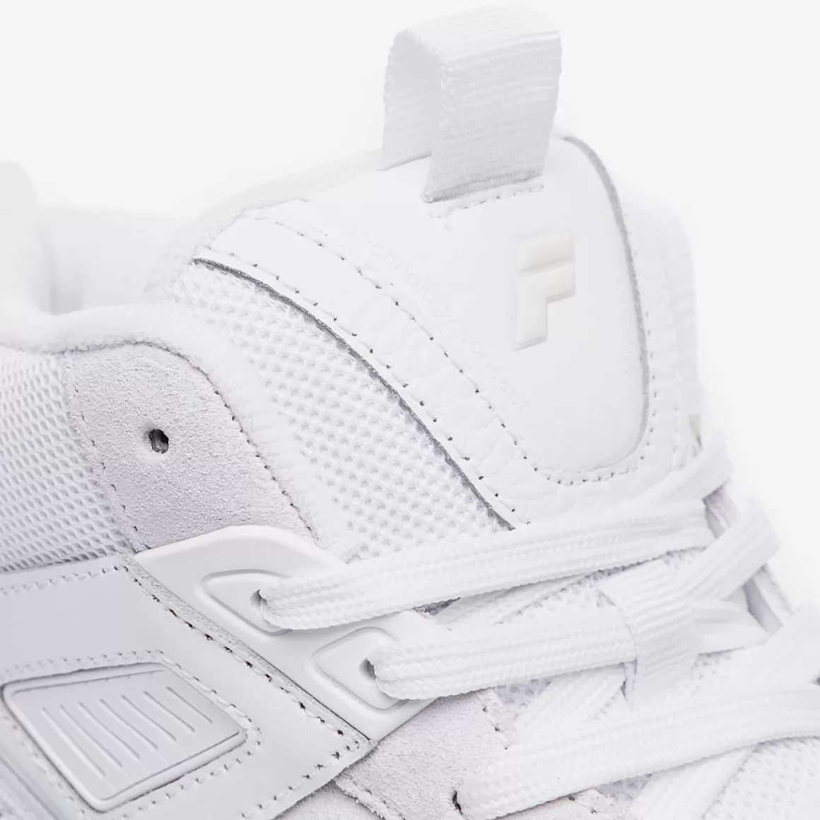 FILA Tênis Cano Médio Feminino Corda Mid Branco - * Conheça FILA Heritage | Tênis Branco