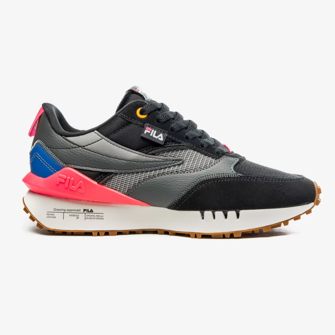 FILA Tênis Casual Feminino Renno Vintage Preto - * Lifestyle | Tênis Preto