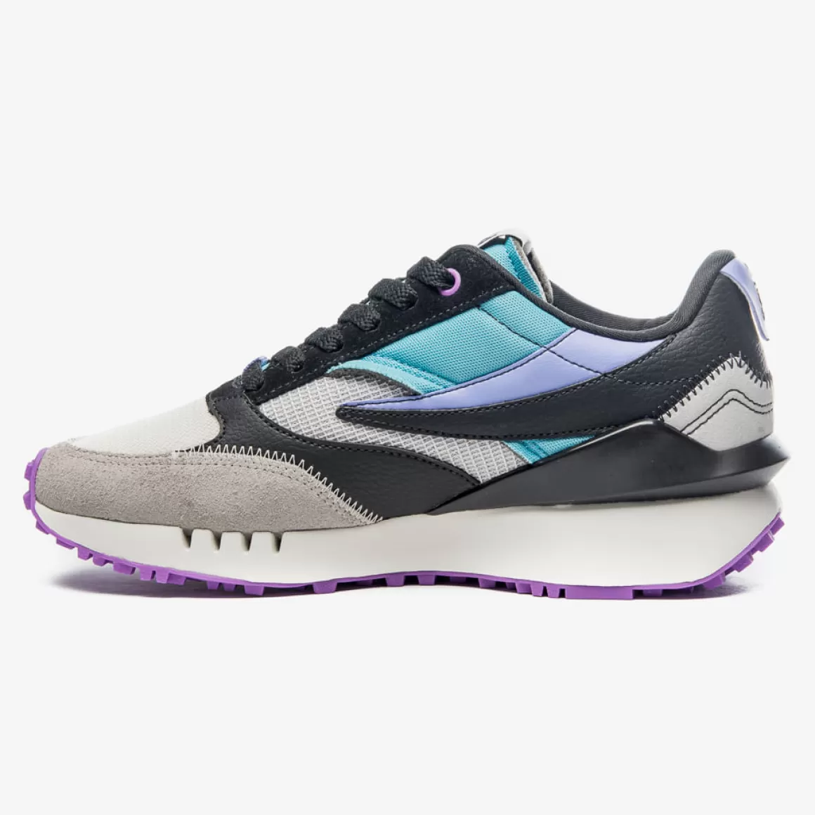 FILA Tênis Casual Feminino Renno Vintage Preto e Azul - * Lifestyle | Tênis Preto
