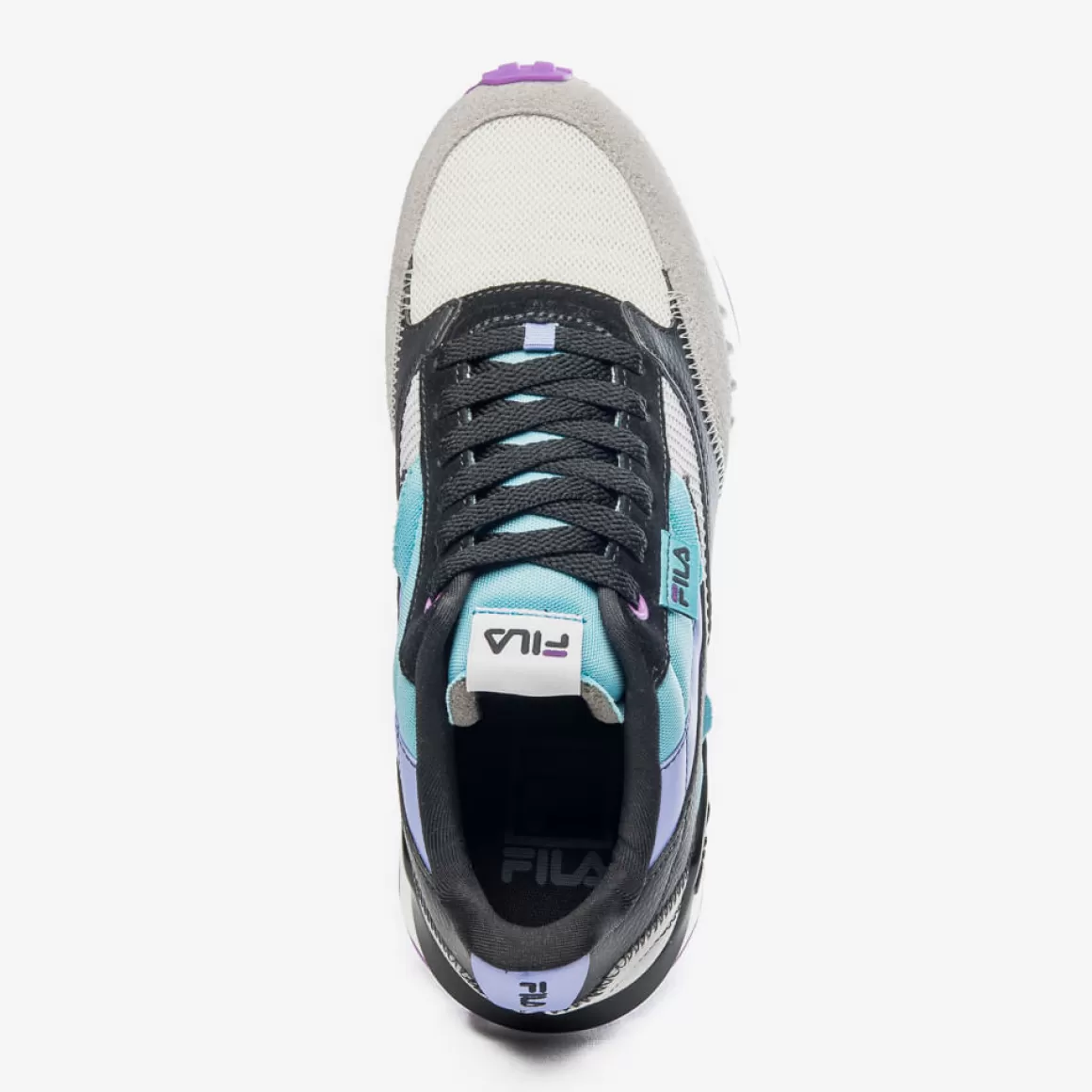 FILA Tênis Casual Feminino Renno Vintage Preto e Azul - * Lifestyle | Tênis Preto