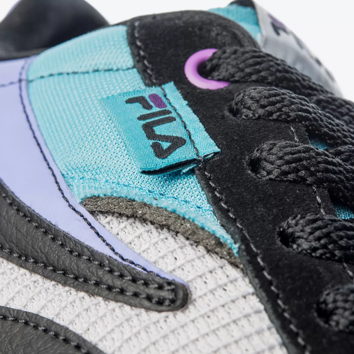 FILA Tênis Casual Feminino Renno Vintage Preto e Azul - * Lifestyle | Tênis Preto