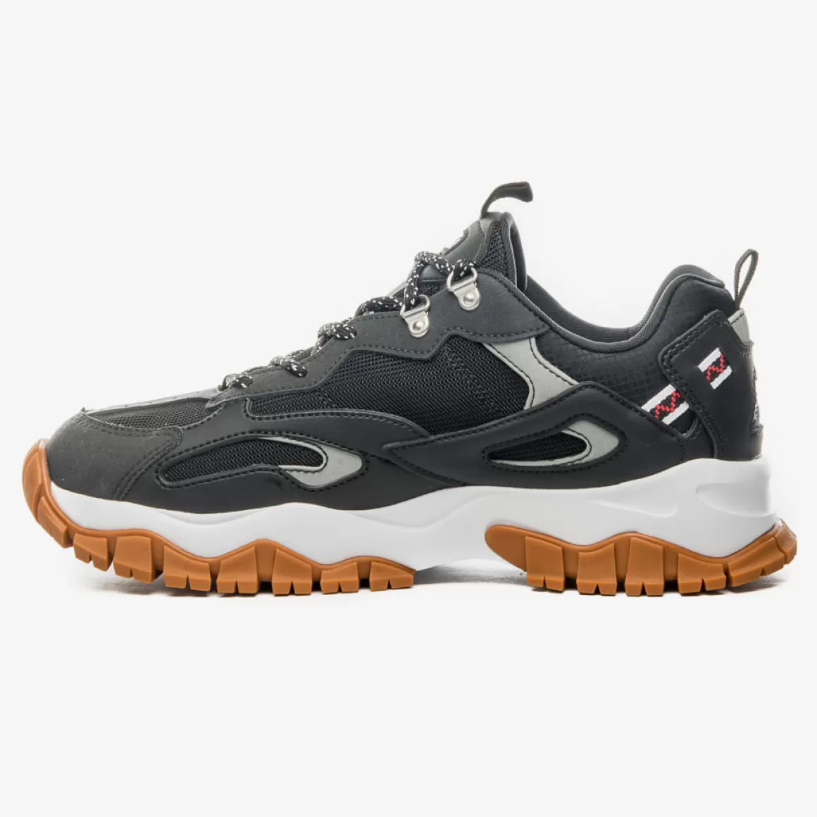 FILA Tênis Casual Masculino Ray Tracer TR Preto e Branco - * Lifestyle | Tênis preto