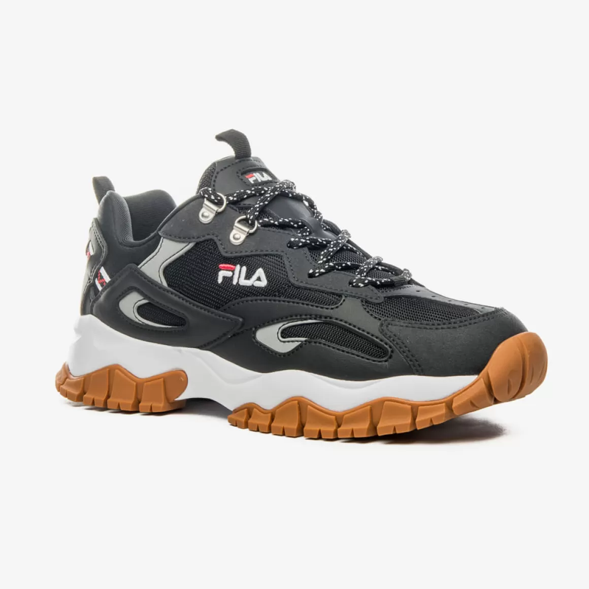 FILA Tênis Casual Masculino Ray Tracer TR Preto e Branco - * Lifestyle | Tênis preto