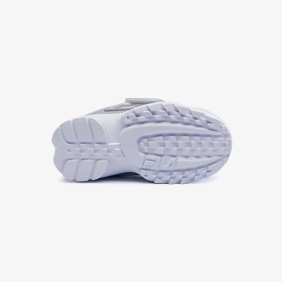 FILA Tênis com Velcro para Bebê Disruptor VLC Prata - * Disruptor