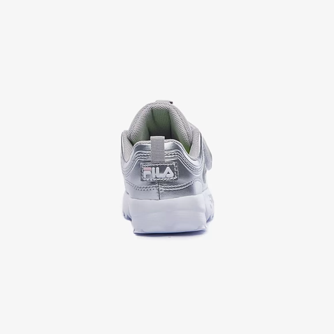 FILA Tênis com Velcro para Bebê Disruptor VLC Prata - * Disruptor