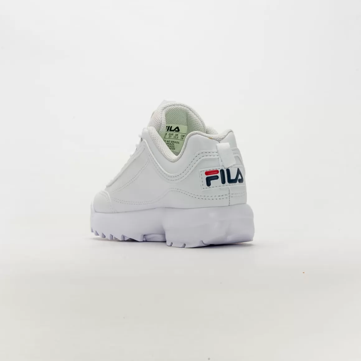 FILA Tênis Confortável Disruptor Branco Infantil - * Disruptor | Conheça FILA Heritage