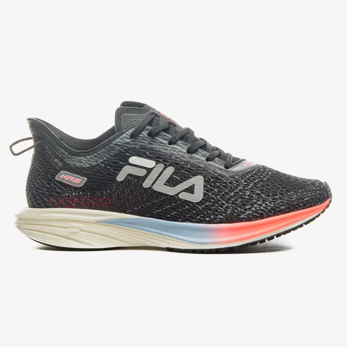 FILA Tênis de Corrida com Amortecedor Feminino KR6 Preto - * Até 10km | Velocidade