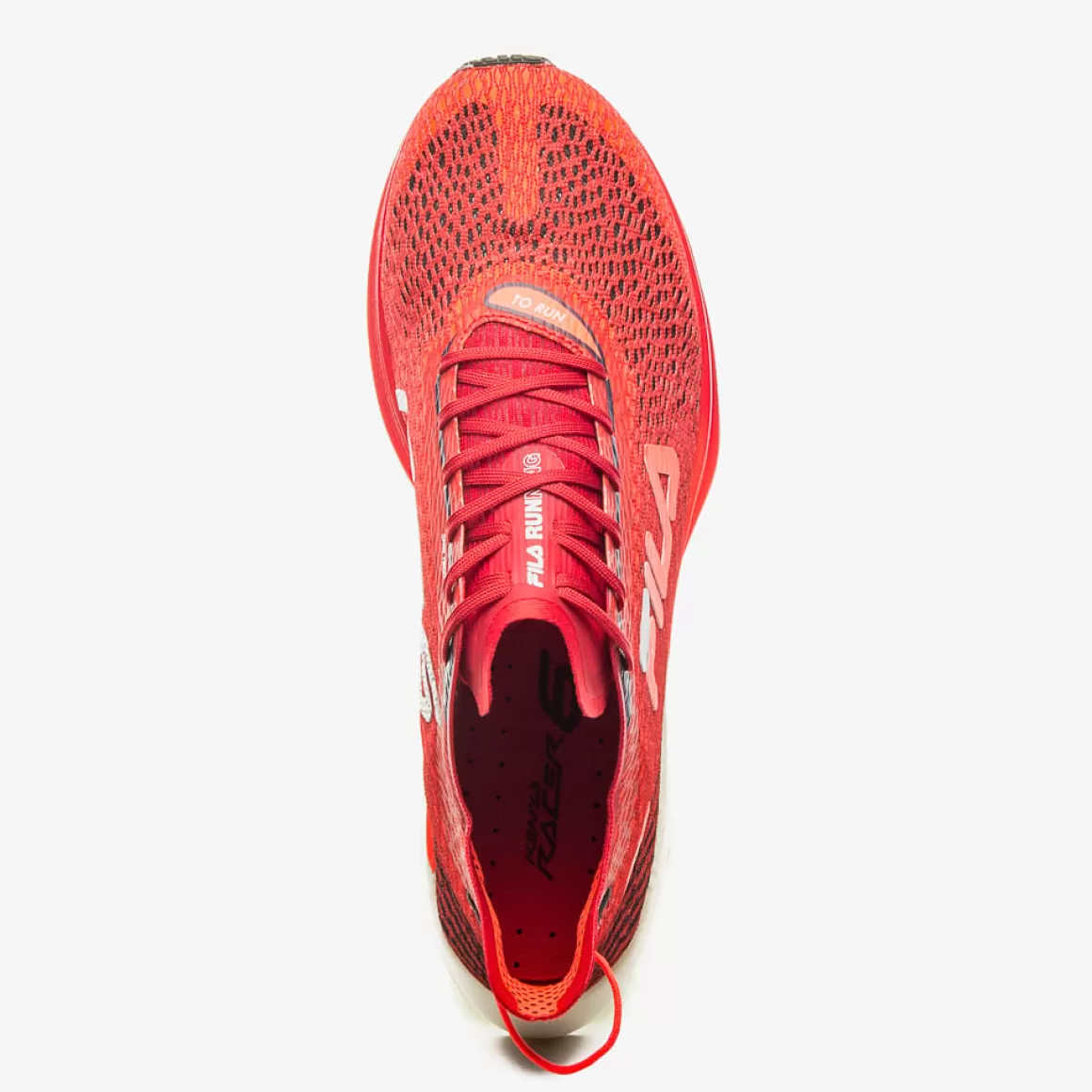FILA Tênis de Corrida com Placa Feminino KR6 Vermelho - * Até 10km | Velocidade
