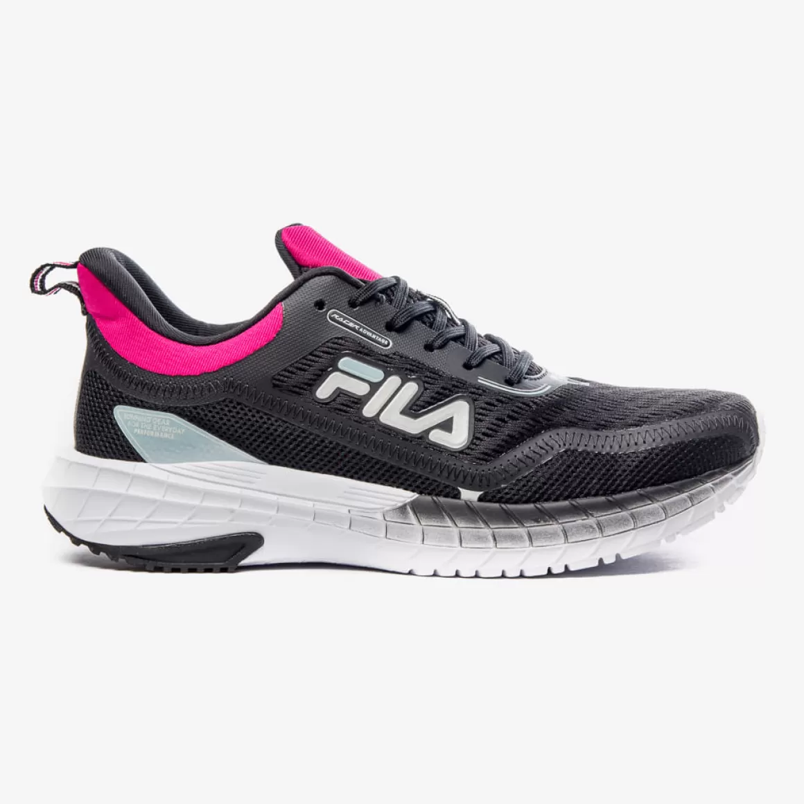 FILA Tênis de Corrida Feminino Racer Advantage Preto - * Até 10km | Corrida