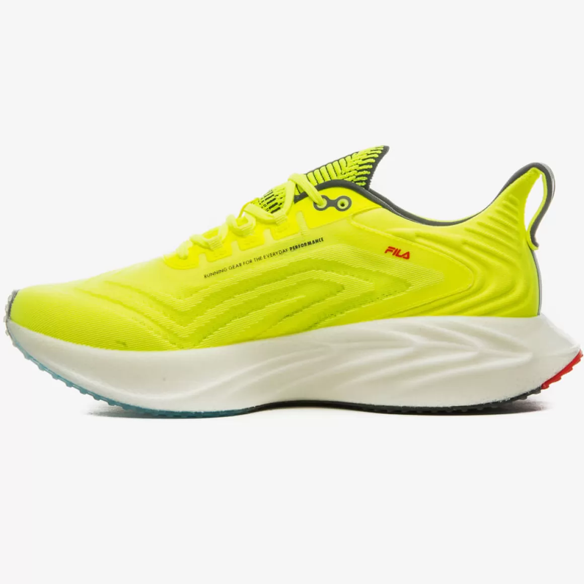 FILA Tênis de Corrida Float Maxxi Feminino Verde Neon - * Até 42km | Até 21km