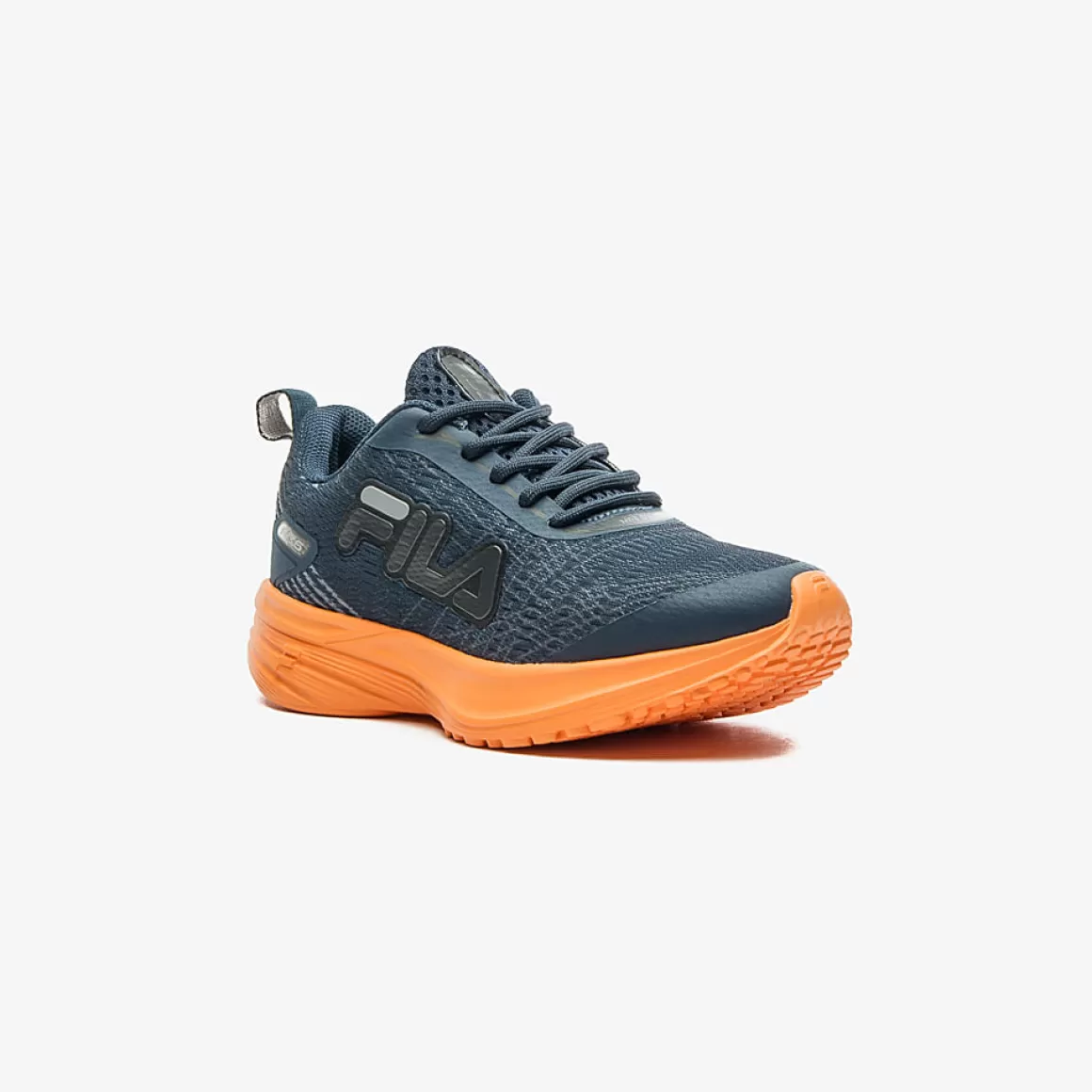 FILA Tênis de Corrida Infantil KR6 Azul Alaranjado - * Tênis infantil