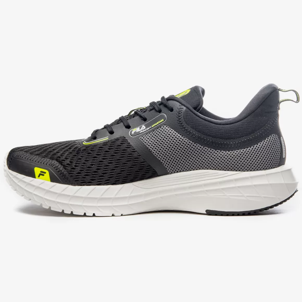 FILA Tênis de Corrida Masculino Racer Advantage Preto - * Até 10km | Corrida