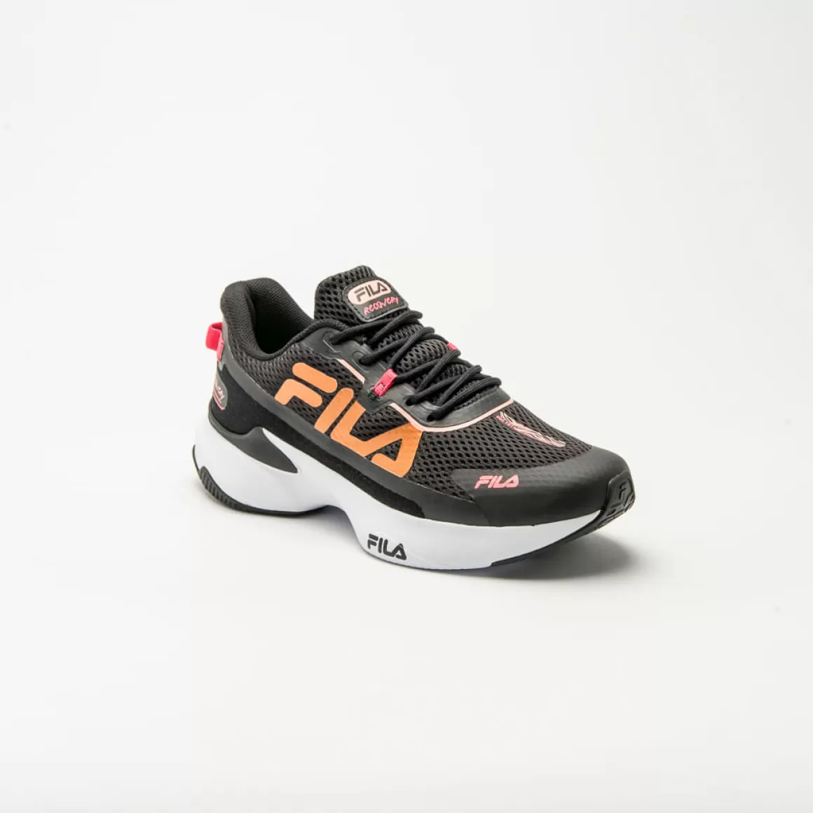 FILA Tênis Feminino de Corrida Recovery Preto - * Até 10km | Corrida