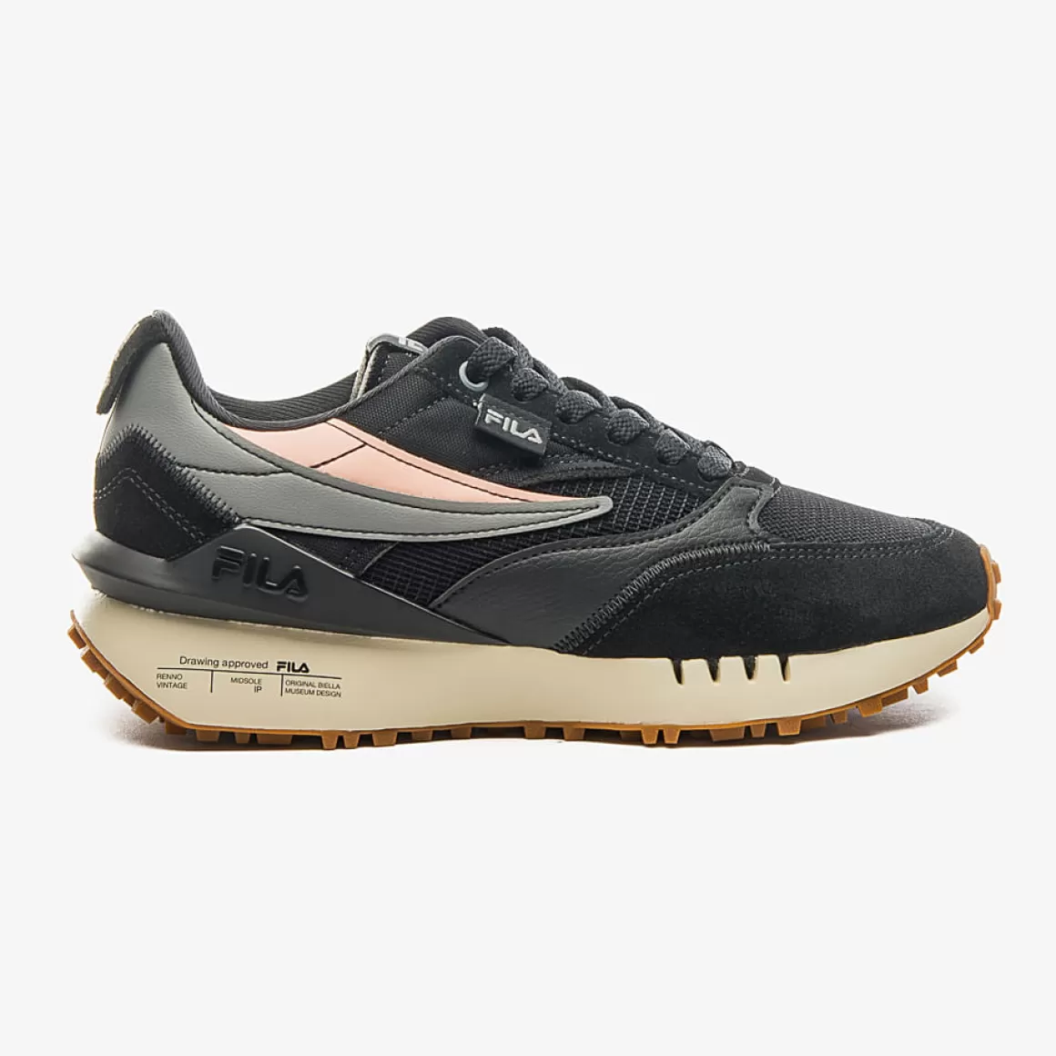 FILA Tênis Renno Vintage Feminino - * Lifestyle | Tênis Preto