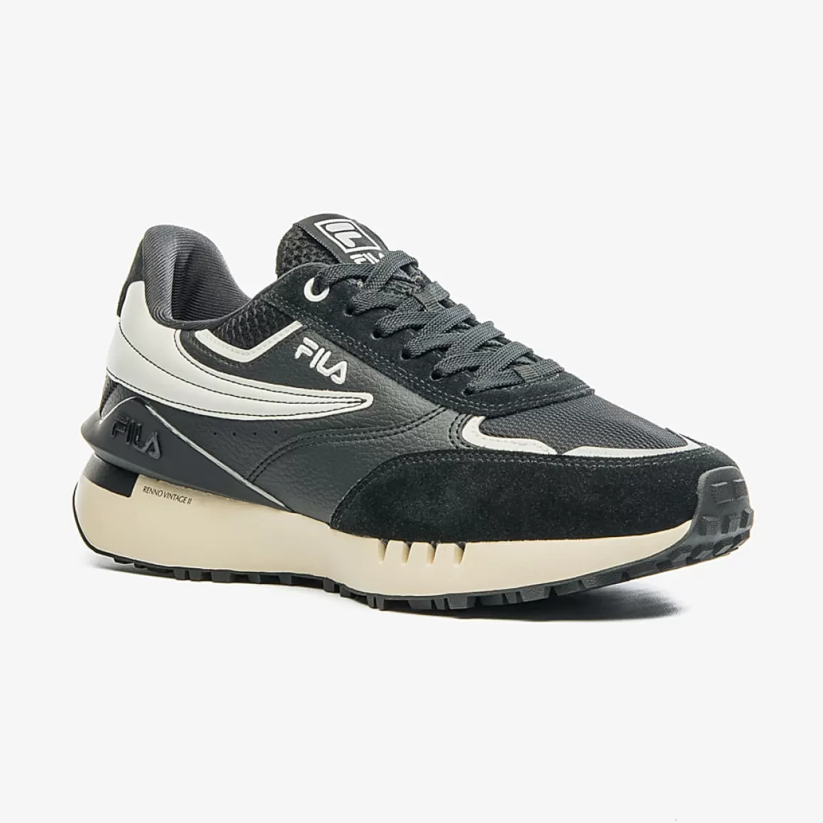 FILA Tênis Renno Vintage II Masculino - * Lifestyle | Tênis preto