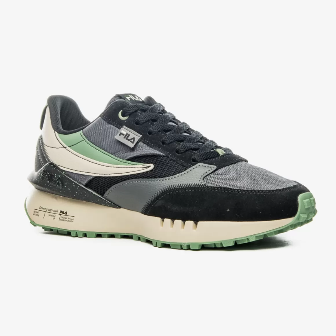 FILA Tênis Renno Vintage Masculino - * Lifestyle | Tênis preto