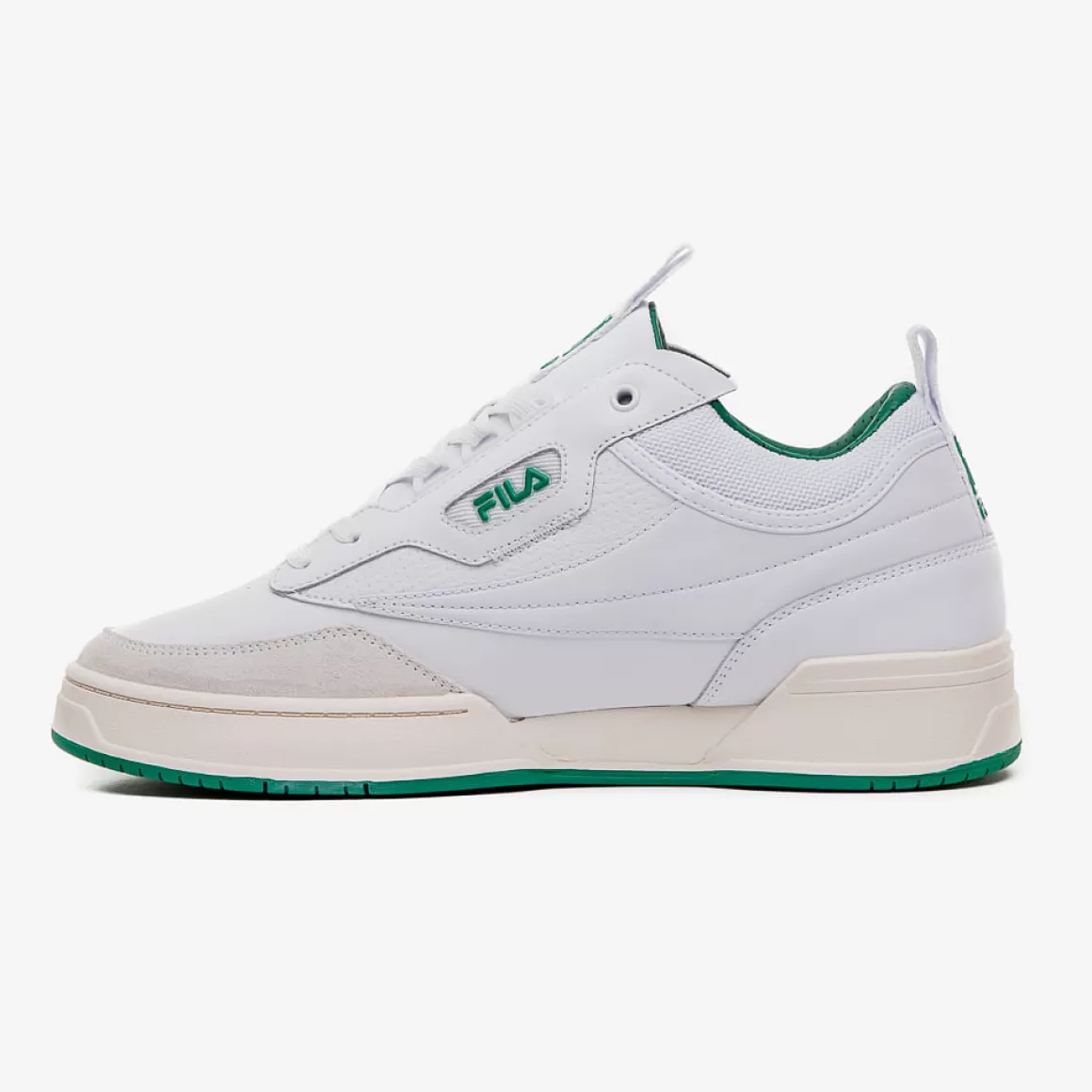 FILA Tênis T-1 Mid Saga Masculino - * Conheça FILA Heritage | Tênis branco