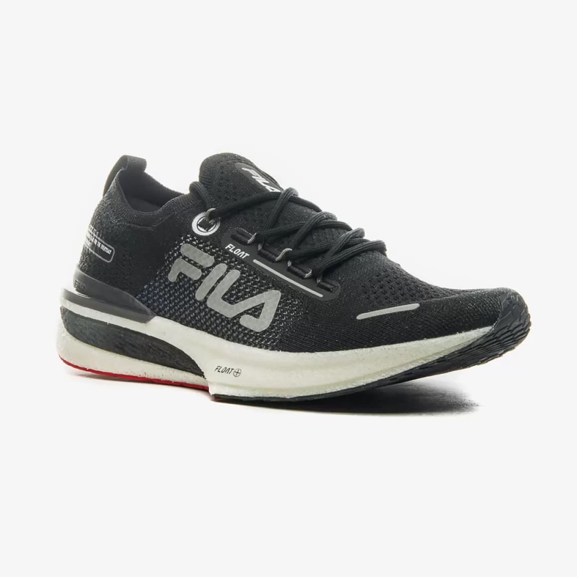 FILA Tênis Preto de Corrida Masculino Float Elite - * Até 21km | Até 10km