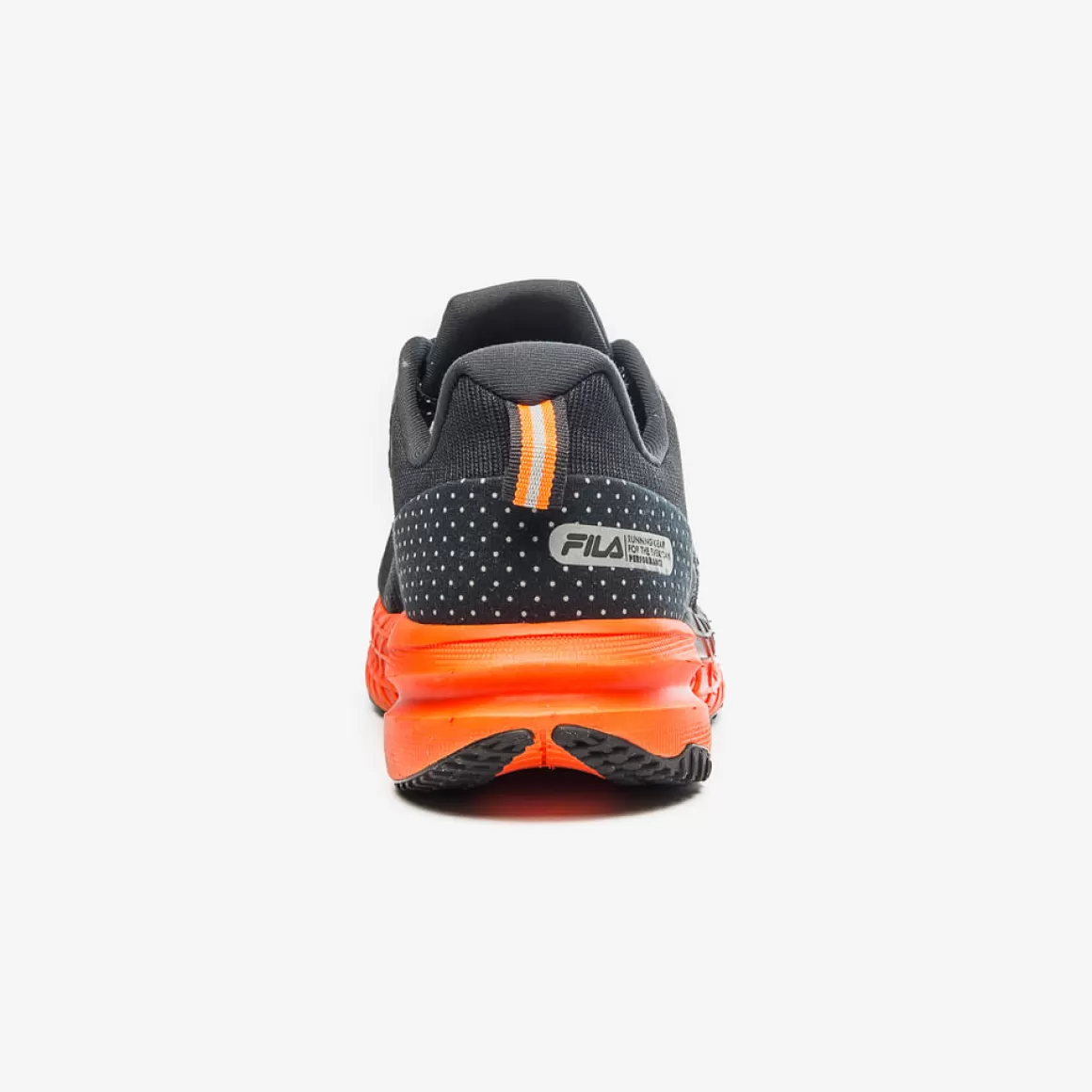 FILA Tênis Preto e Laranja de Corrida Masculino Racer T2 - * Até 21km | Até 10km