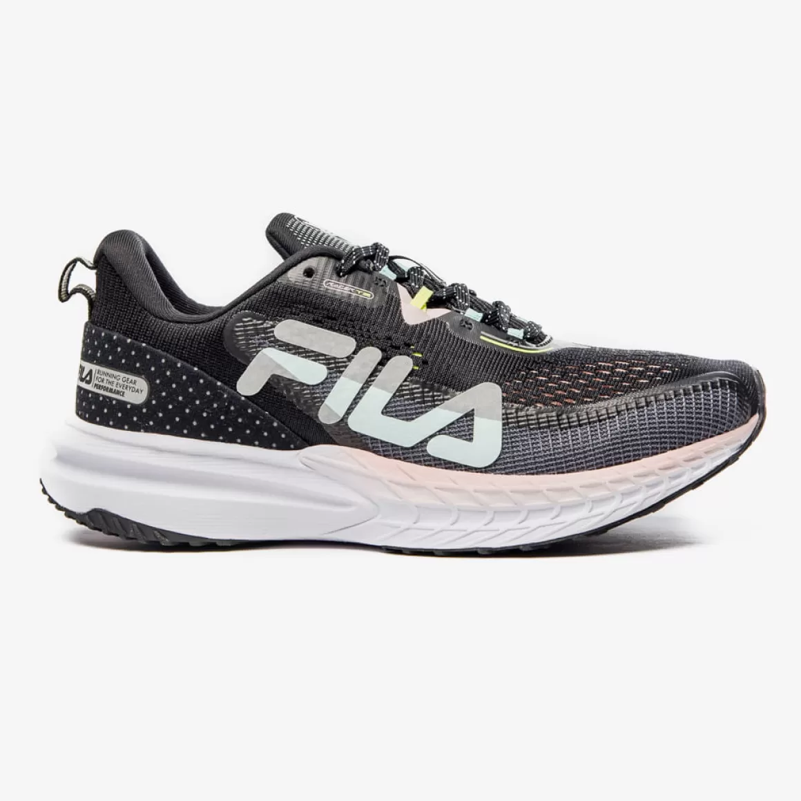 FILA Tênis Preto para Corrida Feminino Racer T2 - * Até 21km | Até 10km