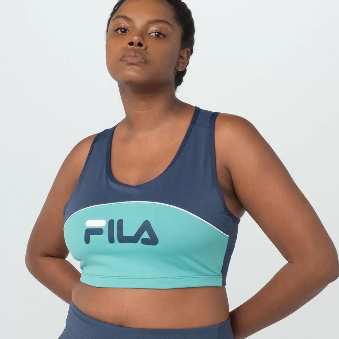 FILA Top Letter Fit Plus Feminino - * Respirabilidade | Academia e treino