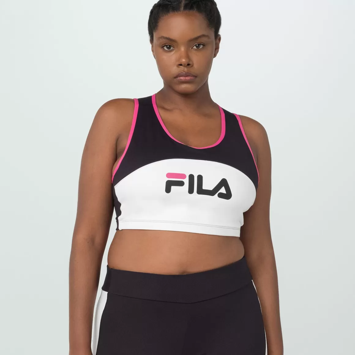 FILA Top Letter Fit Plus Feminino - * Respirabilidade | Academia e treino