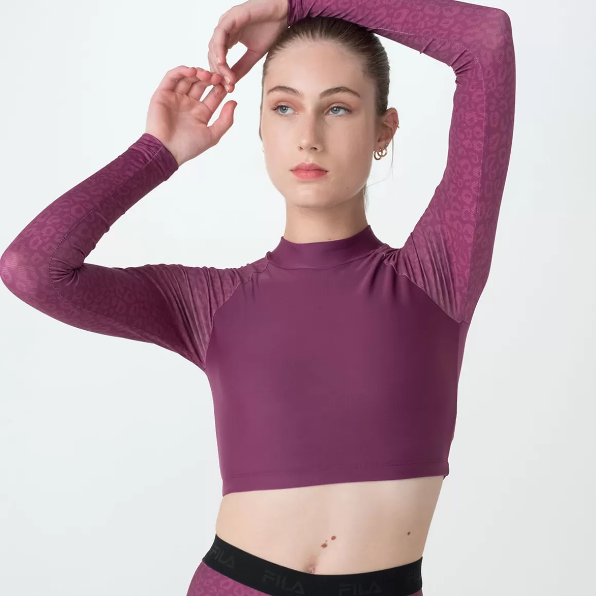 FILA Top Ml Cropped Feminino - * Resistente à cloro | Natação