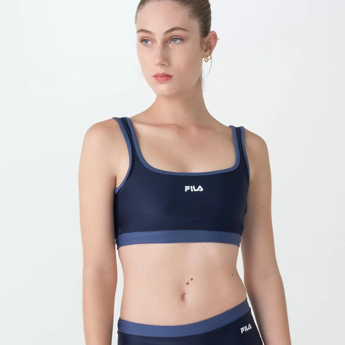 FILA Top Sea Square Feminino - * Resistente à cloro | Roupas com Proteção UV