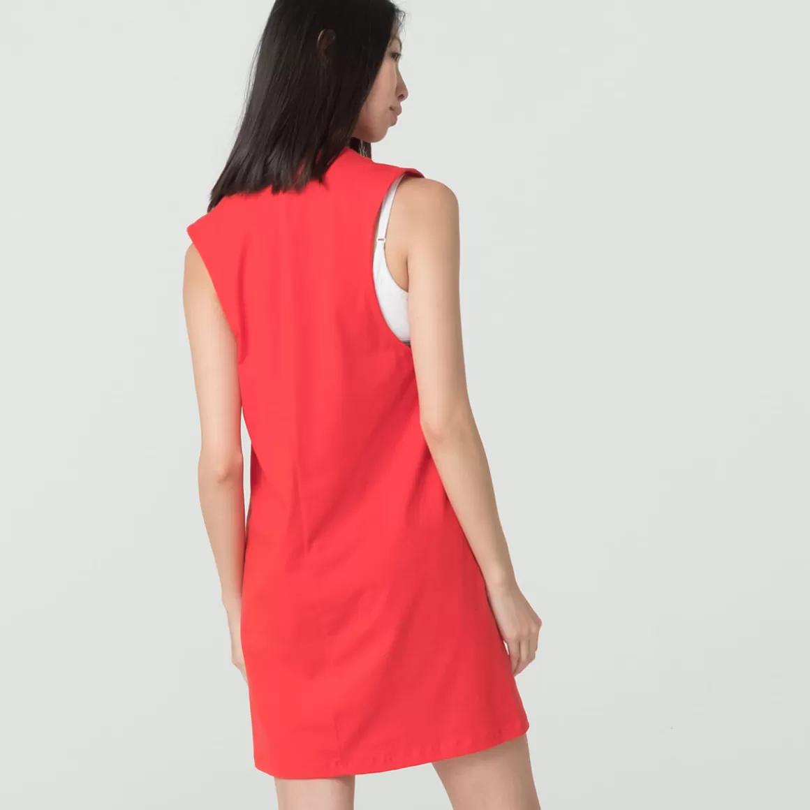 FILA Vestido de Algodão Feminino Basic Vermelho - * Macacões e vestidos